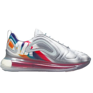 NIKE AR9293-011 Nike Air Max Airbrush Running Shoes Gray Rainbow SIZE 7